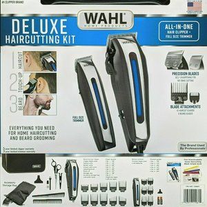 Wahl Deluxe Complete Hair Clipper Set Fast Ship